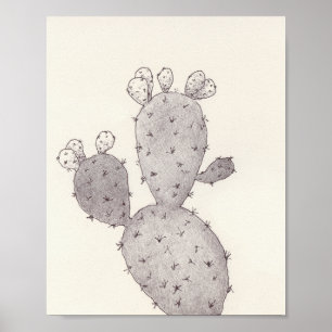 Desert Cactus Poster