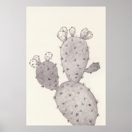 Desert Cactus Poster