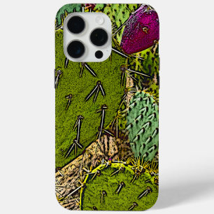 Desert Cactus Prickly Pear Decorative Digital Art Case-Mate iPhone Hülle