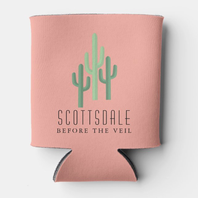 Desert Cactus Scottsdale Bachelorette Dosenkühler (Vorderseite)