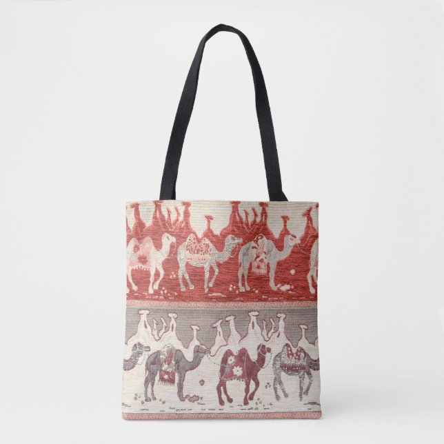 Desert Camels Caravan Art Tasche (Vorderseite)
