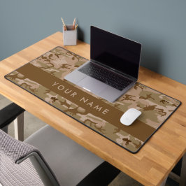Desert Camouflage Pattern, Ihr Name, Personalisier Schreibtischunterlage