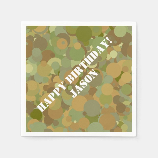 Desert Camouflage Serviette (Vorderseite)