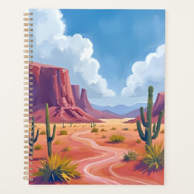 Desert Canyon | Cactus Nature Landscape (Devant)