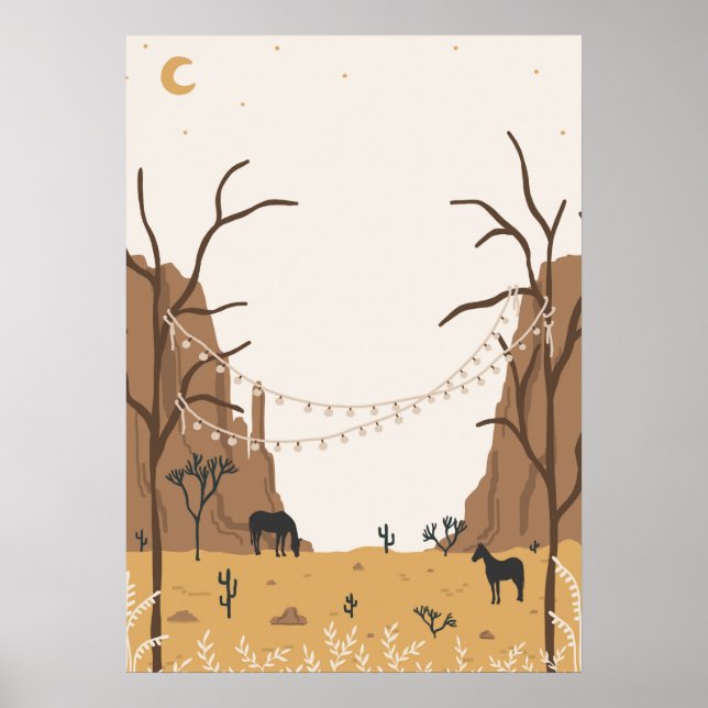 Desert Canyon Poster (Vorne)