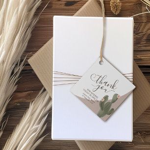 Desert Chic Baby Dusche Geschenkanhänger