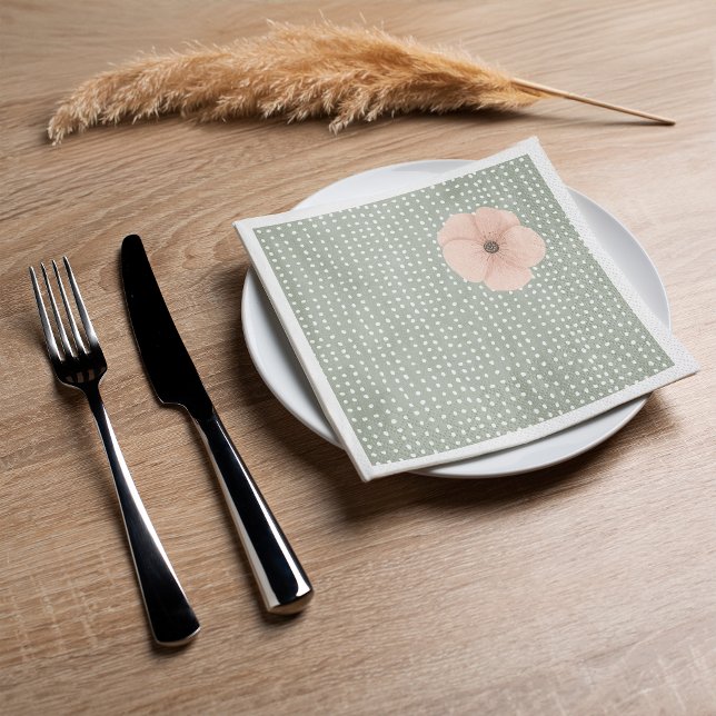 Desert Chic Baby Dusche Serviette (Check out our desert chic party supplies collection for more fantastic matching party supplies.)