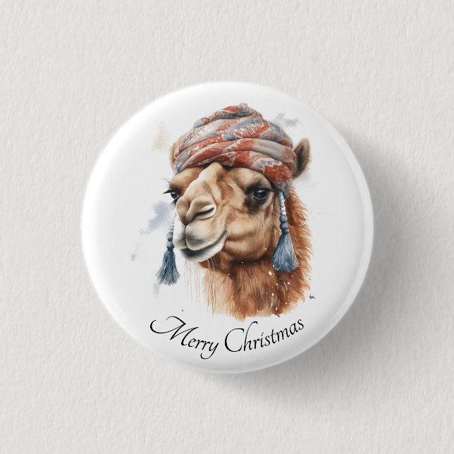 Desert Christmas Joy, individuell Button (Vorderseite)