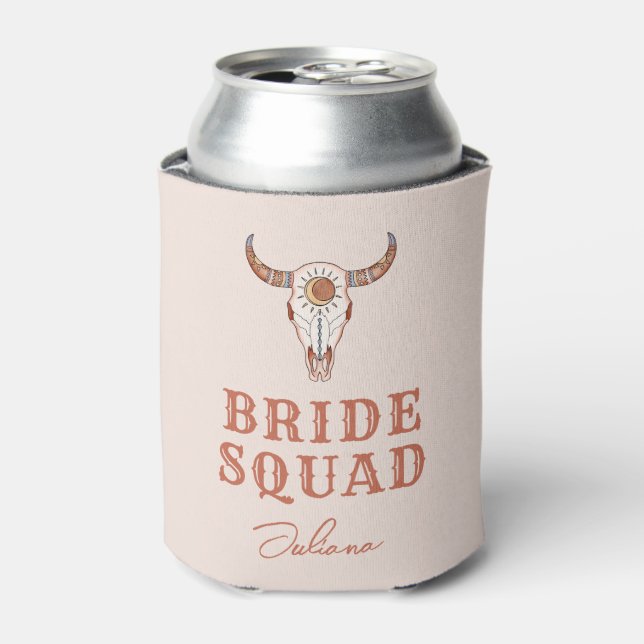 Desert Cowgirl Last Rodeo Bride Squad Dosenkühler (Kanne Vorderseite)