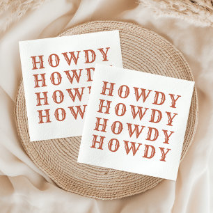 Desert Cowgirl Last Rodeo Serviette