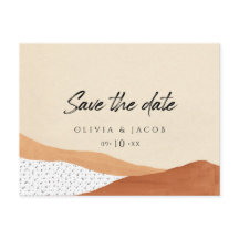 Désert de Warb | Boho Enregistrer la carte de date