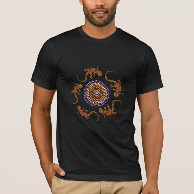 Desert Gecko Animal-Lover's T - Shirt (Vorderseite)