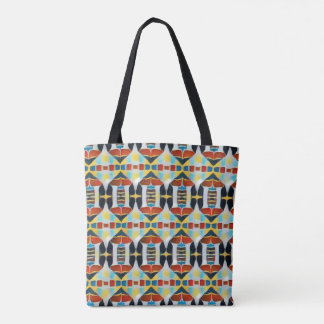 Desert Geometry Tribal Tote Bag Tasche