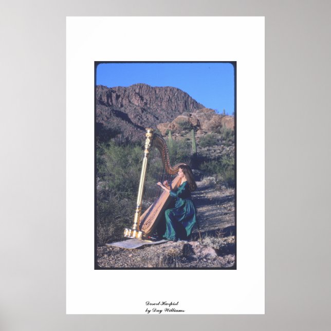 Desert Harpist Poster (Vorne)