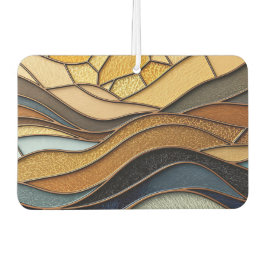 Desert Hills Sand Gold Mosaic Fine Art Autolufterfrischer