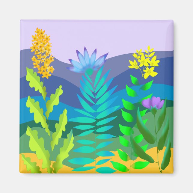 Desert in bloom magnet (Vorne)