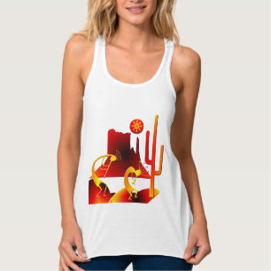 Desert Kokopelli Tank Top