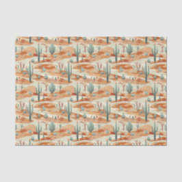 Desert Landscape Decoupage Seidenpapier