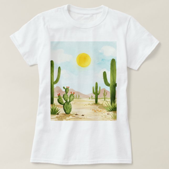 Desert landscape T-Shirt (Design vorne)