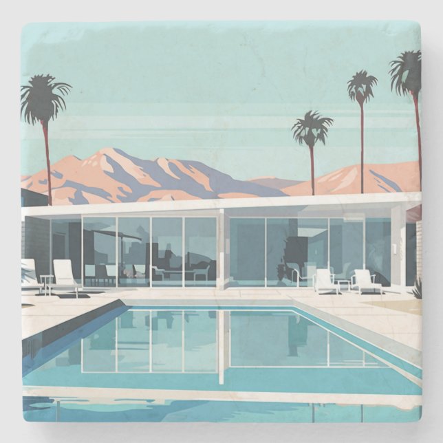 DESERT LIVING #4 STEINUNTERSETZER (Vorderseite)