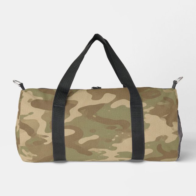 Desert Military Camouflage Pattern Duffle Bag (Vorderseite)