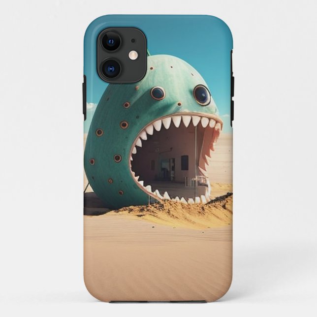 Desert monster house Case-Mate iPhone hülle (Rückseite)