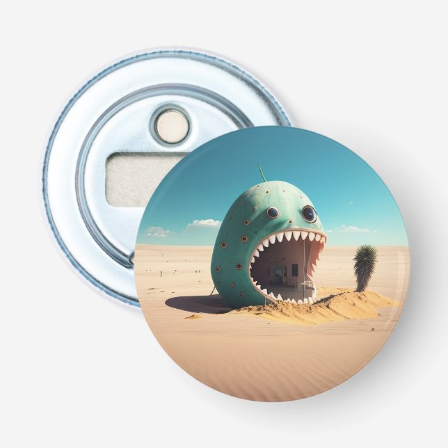 Desert monster house flaschenöffner (Vorderseite)