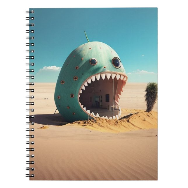 Desert monster house notizblock (Vorderseite)