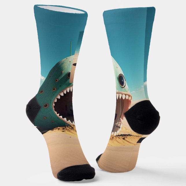 Desert monster house socken (Gewinkelt)