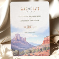 Desert Mountain Enregistrer la carte Date Sedona,