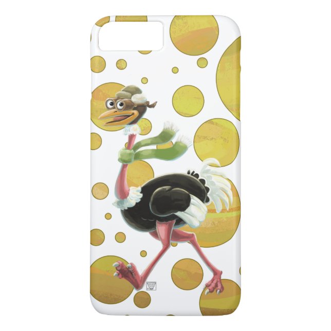 Desert Ostrich Runner Case-Mate iPhone Hülle (Rückseite)