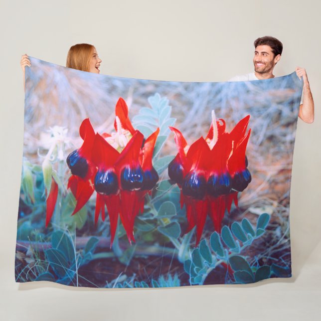 DESERT PEA FLEECEDECKE (Beispiel)
