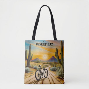 Desert Rat Cycling Mountainbike Sonnenuntergang Cu Tasche