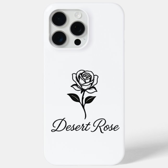 Desert Rose Case-Mate iPhone Hülle (Rückseite)