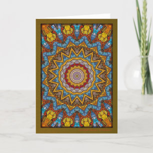 Desert Sands Mandala Feiertagskarte