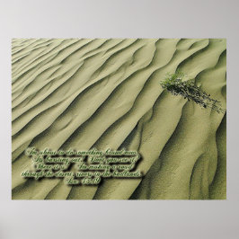 Desert Scripting Inspiration Poster