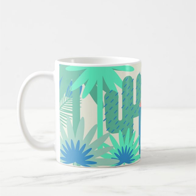 Desert Southwest Cactus Theme Coffee Tasse Saguaro (Links)