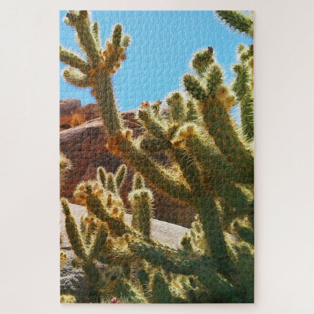 Desert Southwest Cholla Cactus Jigsaw Puzzle (Vertikal)