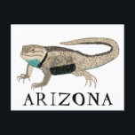 Desert Spiny Lizard ARIZONA Wilde Tierart Art Postkarte<br><div class="desc">Passen Sie diese niedliche Warenkarte an,  indem Sie Ihren eigenen Text hinzufügen. Karo meinen Shop für mehr! Wenn du es kaufst,  danke! Stellen Sie sicher,  dass Sie ein Bild auf Instagram von ihm in Aktion teilen und mich @shoshannahscribbles markieren:)</div>