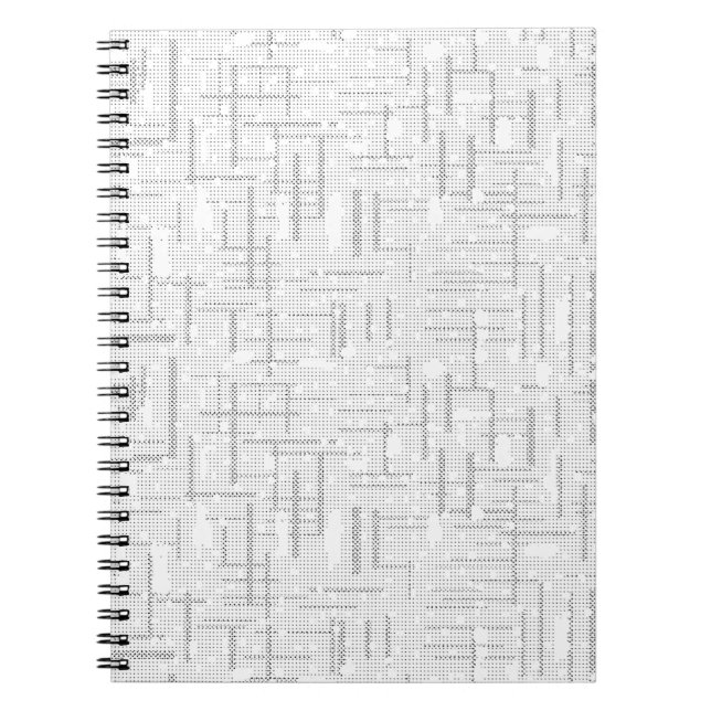 Desert Storm, Snow Drift Spiral Foto Notebook Notizblock (Vorderseite)