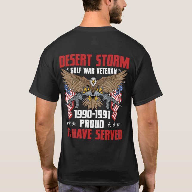 Desert Storm Veteran T-Shirt (Rückseite)