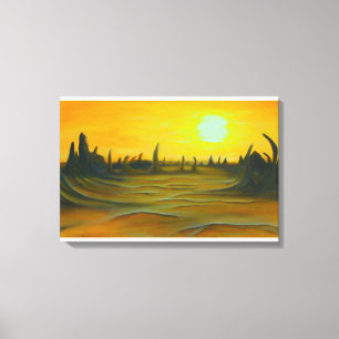 Desert Sun Leinwand