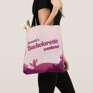 Desert Sunset Pinks Bachelorette Sac fourre-tout d