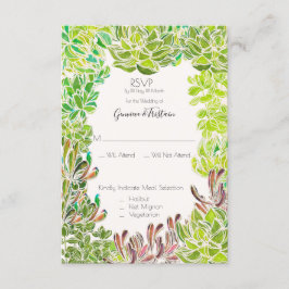 Desert Theme Wedding Invitation UAWG Response Card Einladung