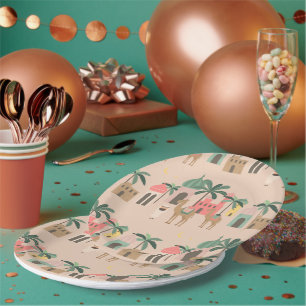 Desert Themed Baby Dusche Party Papierplatte Pappteller