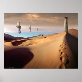 Desert Watchtower Poster