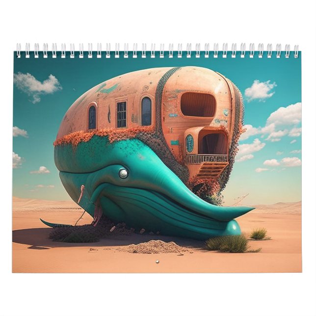Desert whale house kalender (Titelbild)