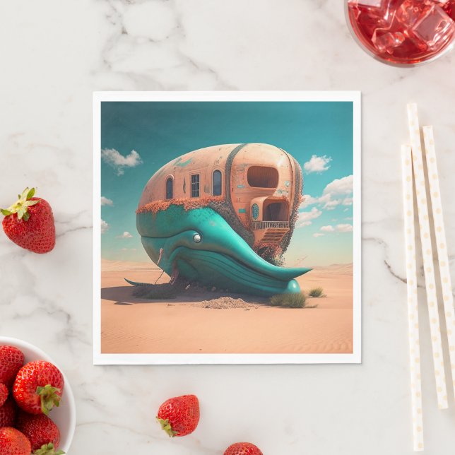 Desert Whale House Serviette (Beispiel)