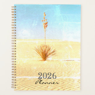 Desert White Sands Landscape and Yucca  Planer