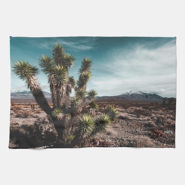 Deserts | Cholla Cactus Geschirrtuch (Horizontal)
